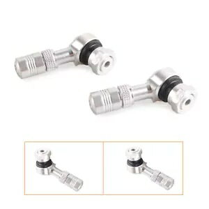 JTLA}nAXYLABMW Vo[ 2x jo[TzC[^CouXe For Kawasaki YAMAHA SUZUKI BMW Silver 2x Universal Wheels Tire Valve Stems