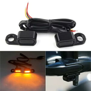 ~j LED nho[ ECJ[ CWP[^[ n[[ c[O Xg[g OCh 14-20 ɓK Mini LED Handlebar Turn Signals Indicator Fit Harley Touring Street Glide 14-20