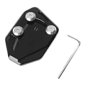 ͔ KPR150 I[goCLbNX^hTChX^hv[gpbh For LIFAN KPR150 Black Motorcycle Kickstand Side Stand Extension Plate Pad