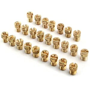 25ピース キャブレター メインジェット交換品 フィット デロルト PHBG SHA 5mm #55-#115 25pc Carburetor Main Jet Replcement Fit Dellorto PHBG SHA 5mm #55-#115