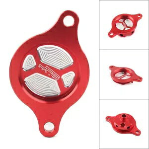 �z���_ CRF450R CRF 450R 2009-2016 �I�t���[�h ATV CNC ���b�h�I�C���t�B���^�[�J�o�[�L���b�v For HONDA CRF450R CRF 450R 2009-2016 Off Road ATV CNC Red Oil Filter Cover Cap �y���s�A���i�z