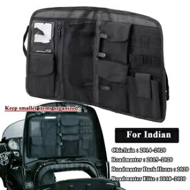 ブラック トランク リッド オーガナイザー ツール バッグ インディアン チーフテン 14-20 ロードマスター 15-20 用 Black Trunk Lid Organizer Tool Bag for Indian Chieftain 14-20 Roadmaster 15-20