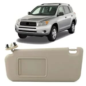 g^ Rav4 74320-42501-A1 2006-2009- px[W ToCU[ Beige sun visor left for Toyota Rav4 74320-42501-A1 2006-2009-