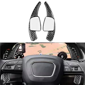 XeAOzC[VtgphAEfB A3 A4 A5 Q3 Q5 Q7 Q8 SQ5 TT- Black Steering Wheel Shift Paddle Extension For Audi A3 A4 A5 Q3 Q5 Q7 Q8 SQ5 TT-