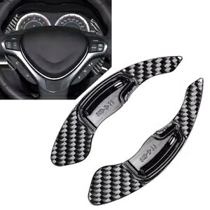 z_ AL MDX ILX RDX TLX TSX pubN XeAO zC[ Vtg bJ[ GNXeV- Black steering wheel shift rockers extension for Honda Acura MDX ILX RDX TLX TSX-