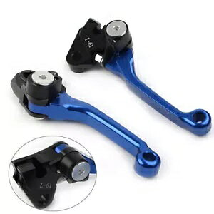 �u���[�L���o�[ �N���b�`���o�[ �I�[�g�o�C�n���h���o�[ CNC �u���[ Kawasaki KX450F 2006-2012- Brake Lever Clutch Lever Motorcycle Handlebar CNC Blue for Kawasaki KX450F 2006-2012-