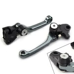 �u���[�L���o�[�N���b�`���o�[�I�[�g�o�C�n���h���o�[�O���[ YZ125/250 15-22/YZ125X 17-22- Brake lever clutch lever motorcycle handlebar gray for YZ125/250 15-22/YZ125X 17-22-