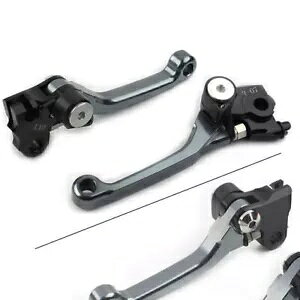 CNC u[Lo[ Nb`o[ I[goCnho[ O[ z_ CRF250R 2007-2022- CNC Brake Lever Clutch Lever Motorcycle Handlebar Gray For Honda CRF250R 2007-2022-