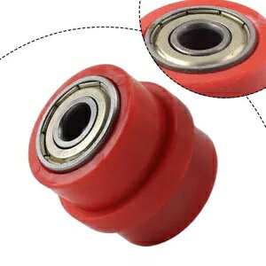 8MM hCu`F[v[[[[XC_[eVi[zC[KChXg[goCNpbh- 8MM Drive Chain Pulley Roller Slider Tensioner Wheel Guide For Street Bike Red-