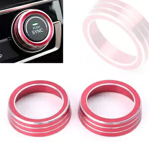 AC 󒲃Rg[XCb`bhJo[Oz_VrbN 2016-2017- AC Air Conditioning Control Switch Red Cover Ring For Honda Civic 2016-2017-