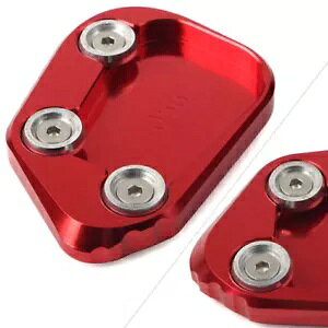 TChX^h tbggv[g pbh bh z_ CBR250RR 2017 2018-p Side stand foot magnification plate pad red for Honda CBR250RR 2017 2018-
