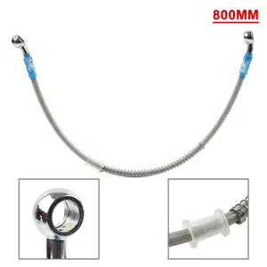 80cm DOT �I�[�g�o�C�ґg�X�`�[�� �u���[�L �N���b�` �I�C�� �z�[�X �p�C�v- 80cm DOT Motorcycle Braided Steel Brake Clutch Oil Hose Pipe- �y���s�A���i�z