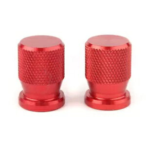 ^CGAouLbvXeLbvԃI[goCoCNpjo[Tbh- Tire Air Valve Caps Stem Cap for Car Motorcycle Motorbike Universal Red-