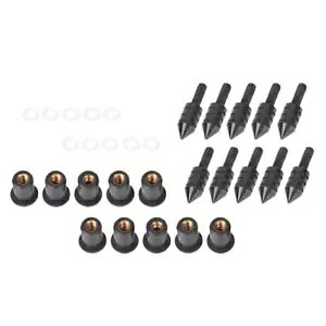 tgKX[{glWXYL GSXR600 750 1997-03 ubN- Windshield tip bolt screws for Suzuki GSXR600 750 1997-03 black-