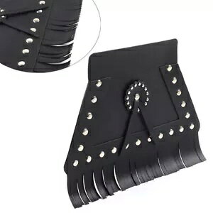 PUU[ AtF_[ _[gLb`[Jo[ tWt n[[p- PU Leather Rear Fenders Dirt Catcher Cover with Fringe for Harley-