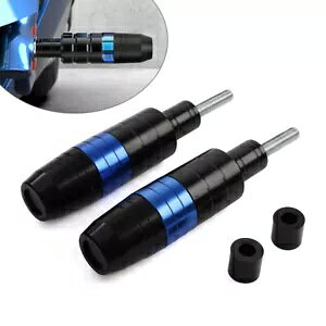 �y�A 8MM �I�[�g�o�C�t���[���G�L�]�[�X�g�X���C�_�[�g���b�v�v���e�N�^�[�A���`�N���b�V���p�b�h�u���[- Pair 8MM Motorcycle Frame Exhaust Slider Trap Protector Anti Crash Pad Blue- �y���s�A���i�z