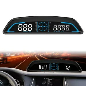 Ԃ GPS HUD Xs[h[^[ wbhAbvfBXvC RpX x߃A[ Sԗ - Car GPS HUD Speedometer Head Up Display Compass Overspeed Alarm All Vehicles-