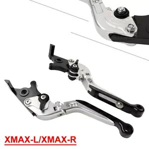 CNC u[L Nb` o[A܂肽݂щ\ }n XMAX125/250 15-22 16-p CNC Brake Clutch Lever, Folding and Extendable for Yamaha XMAX125/250 15-22 16-
