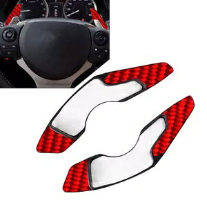 J[{t@Co[bhXeAOzC[VtgbJ[NTX IS RC NX CT CT200h- Carbon Fiber Red Steering Wheel Shift Rockers Extension For Lexus IS RC NX CT CT200h-
