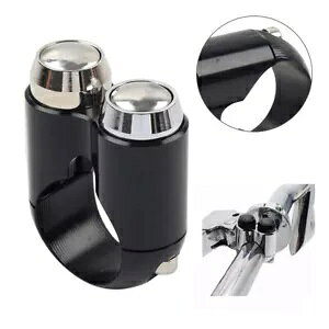 1C` nho[XCb` 2{^ z[CgRg[ n[[_Ci`bp[p - 1" Handlebar Switch 2 Button Horn Light Control for Harley Dyna Chopper-