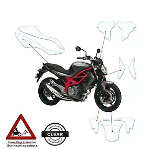 XYL SFV650 OfBEX 2015 ɓKyCgveNVtB+NA- Paint protection film suitable for Suzuki SFV650 Gladius 2015 + clear-