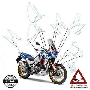 Honda Africa Twin Advに適したペイントプロテクションフィルム。 2020-2023 スポーツ CRF1100L KLA- Paint protection film suitable for Honda Africa Twin Adv. 2020-2023 Sports CRF1100L KLA-