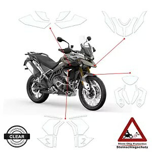 �y�C���g �v���e�N�^�[ �t�B���� �g���C�A���t �^�C�K�[ 900 �����[ (�v��) 2020-2023 �N���A- Paint Protector Film Fits Triumph Tiger 900 Rally (Pro) 2020-2023 Clear-