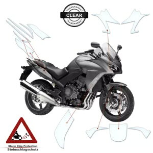 z_ CBF1000F 2014 ɓKyCgveNVtB + NA- Paint protection film suitable for Honda CBF1000F 2014 + clear-