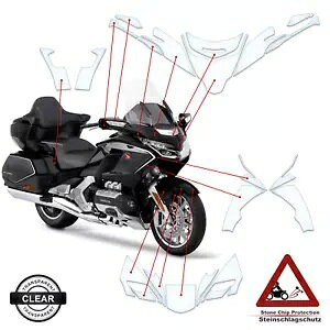 ペイント保護フィルムはホンダ ゴールドウィング 2020-2023 クリアに適合します。 Paint protection film fits Honda Goldwing 2020-2023 clear-
