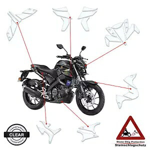 Yamaha MT 15 2020-2023 NAɓKyCgveNVtB Paint protection film suitable for Yamaha MT 15 2020-2023 clear-