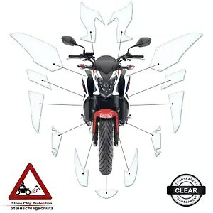 �z���_ CB 650F 2014-2017 �ɓK�����y�C���g�ی�t�B���� �N���A- Paint protection film suitable for Honda CB 650F 2014-2017 clear- �y���s�A���i�z