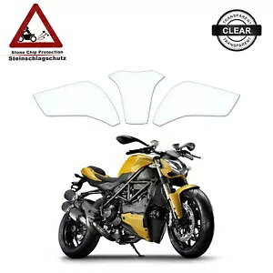 Ducati Streetfighter 848 2010-2015 �ɓK���� TPU �^���N �v���e�N�^�[ �t�B���� �N���A- TPU tank protector film suitable for Ducati Streetfighter 848 2010-2015 clear-