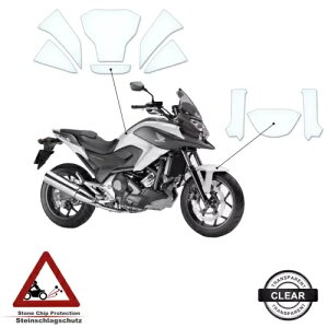 �z���_ NC750X 2014-2017 �ɓK�����y�C���g�ی�t�B���� �N���A- Paint protection film suitable for Honda NC750X 2014-2017 clear- �y���s�A���i�z