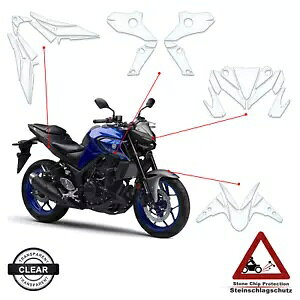 }n MT 03 / 25 2020-2023 ɓKyCgveNVtB NA- Paint protection film suitable for Yamaha MT 03 / 25 2020-2023 clear-