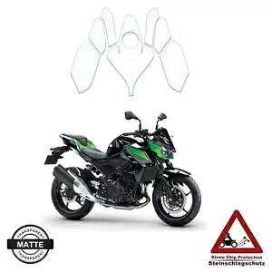 ^NveN^[tBKawasaki Z 400 2017-2023ɓK܂}bg- Tank protector film fits Kawasaki Z 400 2017-2023 matte-