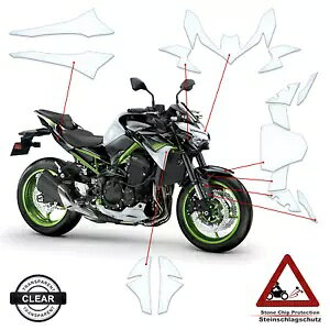 TPU ペイント保護フィルムは Kawasaki Z900 2020-2024 クリアに適合します。 TPU paint protection film fits Kawasaki Z900 2020-2024 clear-