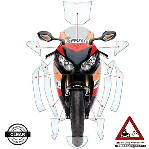 TPU ペイント保護フィルム適したホンダ CBR1000RR SC59 2008-2011 クリア- TPU paint protection film suitable for Honda CBR1000RR SC59 2008-2011 clear-