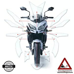 TPU ペイント保護フィルムは Kawasaki Versys 650 2015-2020 マットに適合します。 TPU paint protection film fits Kawasaki Versys 650 2015-2020 matte-