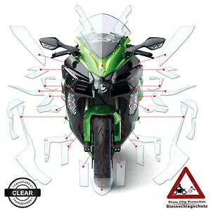 TPU yCgیtB Kawasaki Ninja H2 SX SE 2018-2021 NAɓK܂B TPU paint protection film fits Kawasaki Ninja H2 SX SE 2018-2021 clear-
