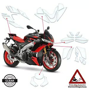 AvA Tuono V4 2021-2024 ɓK TPU yCgیtB NA- TPU paint protection film suitable for Aprilia Tuono V4 2021-2024 clear-