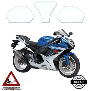 �^���N�v���e�N�^�[�t�B�����X�Y�L GSX R 600 750 L1 L2 2011-2022 �N���A- Tank protector film suitable for Suzuki GSX R 600 750 L1 L2 2011-2022 clear-
