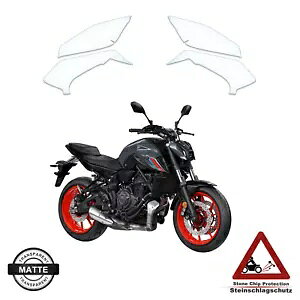 }n MT 07 2021-2024 ɓK^N veN^[ tB }bg- Tank protector film suitable for Yamaha MT 07 2021-2024 matte-