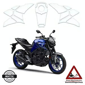 }n MT 03 / 25 2020-2023 ɓK^N veN^[ tB }bg- Tank protector film suitable for Yamaha MT 03 / 25 2020-2023 matte-