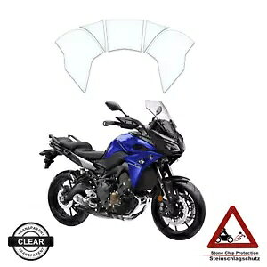 }n MT09 g[T[ 2015-2018 ɓK^N veN^[ tB NA- Tank protector film suitable for Yamaha MT09 Tracer 2015-2018 clear-