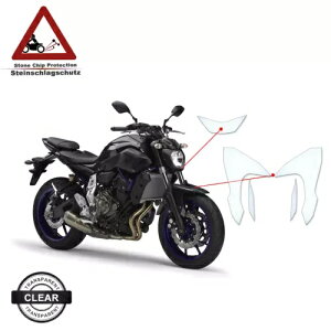 }n MT07 2014 ɓKyCgveNVtB + NA- Paint protection film suitable for Yamaha MT07 2014 + clear-