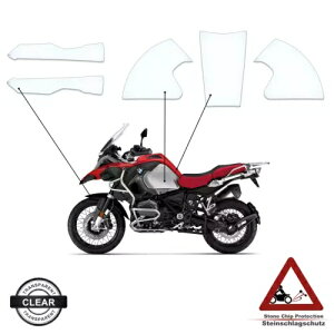 BMW R1200 GS Adventure 2013-2018 に適したペイント保護フィルム クリア- Paint protection film suitable for BMW R1200 GS Adventure 2013-2018 clear-