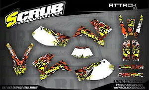 KTM �O���t�B�b�N�X SMC 625 640 660 LC4 1999 - 2004 �f�J�[���L�b�g�X�e�b�J�[ '99-'05 �X�N���u KTM graphics SMC 625 640 660 LC4 1999 - 2004 decal kit stickers '99-'05 SCRUB �y���s�A���i�z