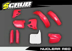 z_ CR125R 1993-1994 CR250R 1992-1994 j[NAbhvX`bNLbg + tH[NK[h Honda CR125R 1993-1994 CR250R 1992-1994 Nuclear Red Plastics Kit + Fork guards