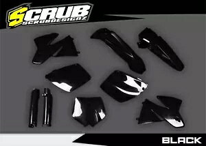 �v���X�`�b�N KTM SX 125 250 380 400 520 1998 1999 2000 SX-F �L�b�g �u���b�N Plastics KTM SX 125 250 380 400 520 1998 1999 2000 SX-F Kit Black �y���s�A���i�z