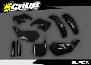 ホンダ CR125R 1998-1999 CR250R 1997-1999 UFO ブラックプラスチックキット Honda CR125R 1998-1999 CR250R 1997-1999 UFO Black Plastics Kit
